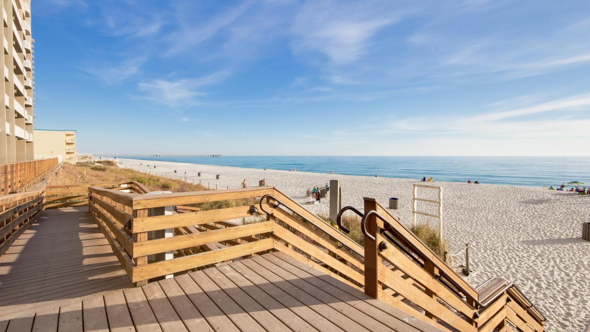 Tidewater Escape: 1Br/2Ba Beachfront Condo, Sleeps 6, Gulf Views & Comfort! Panama City Beach Zewnętrze zdjęcie