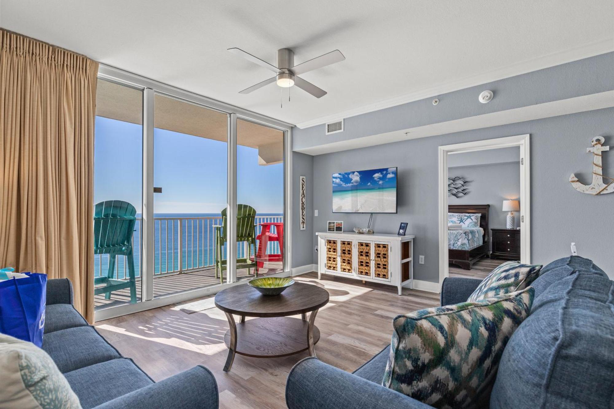 Tidewater Escape: 1Br/2Ba Beachfront Condo, Sleeps 6, Gulf Views & Comfort! Panama City Beach Zewnętrze zdjęcie