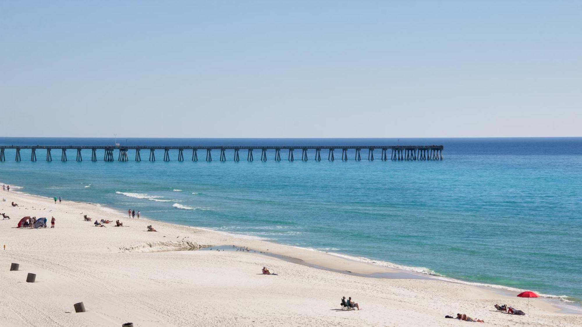 Tidewater Escape: 1Br/2Ba Beachfront Condo, Sleeps 6, Gulf Views & Comfort! Panama City Beach Zewnętrze zdjęcie