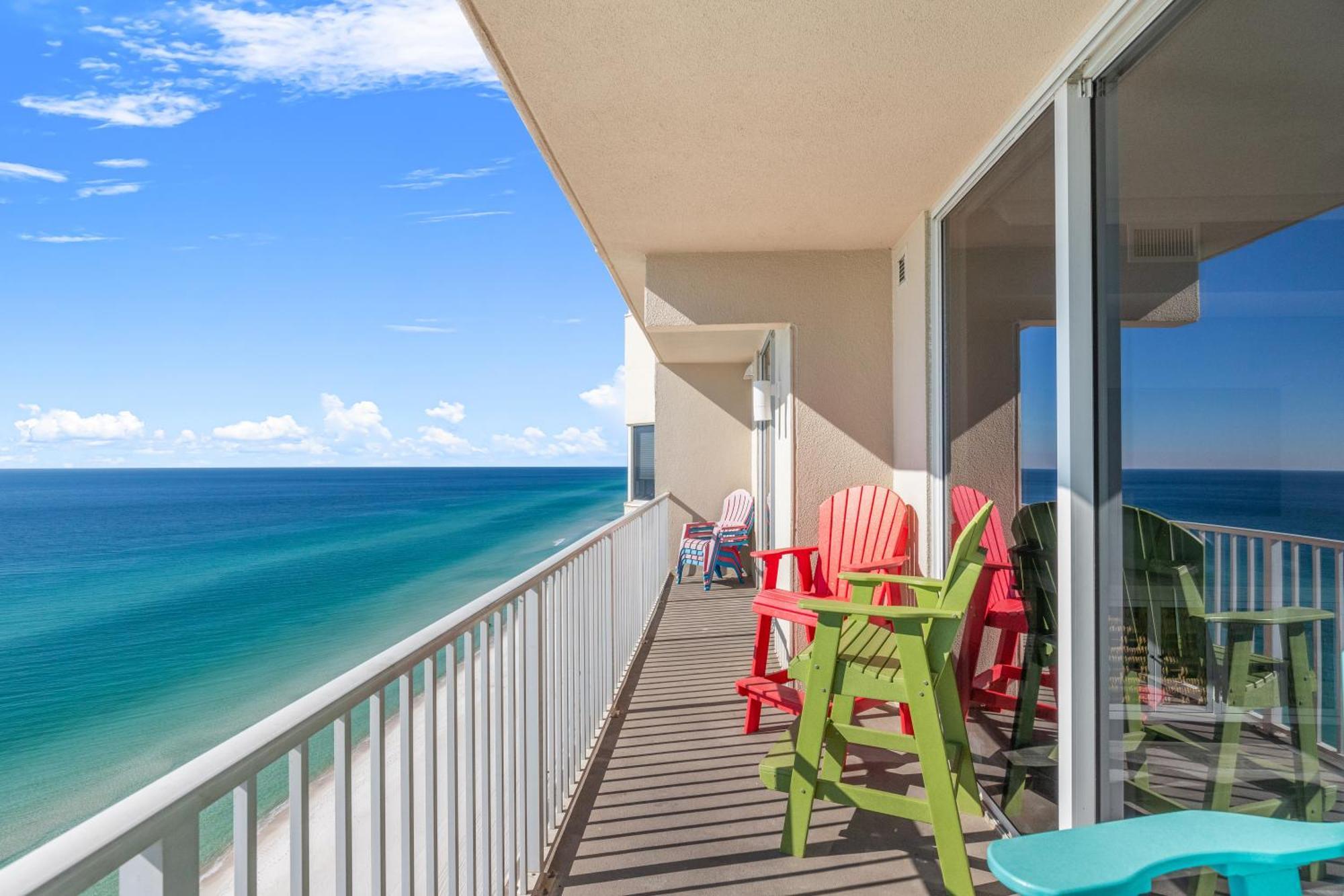 Tidewater Escape: 1Br/2Ba Beachfront Condo, Sleeps 6, Gulf Views & Comfort! Panama City Beach Zewnętrze zdjęcie