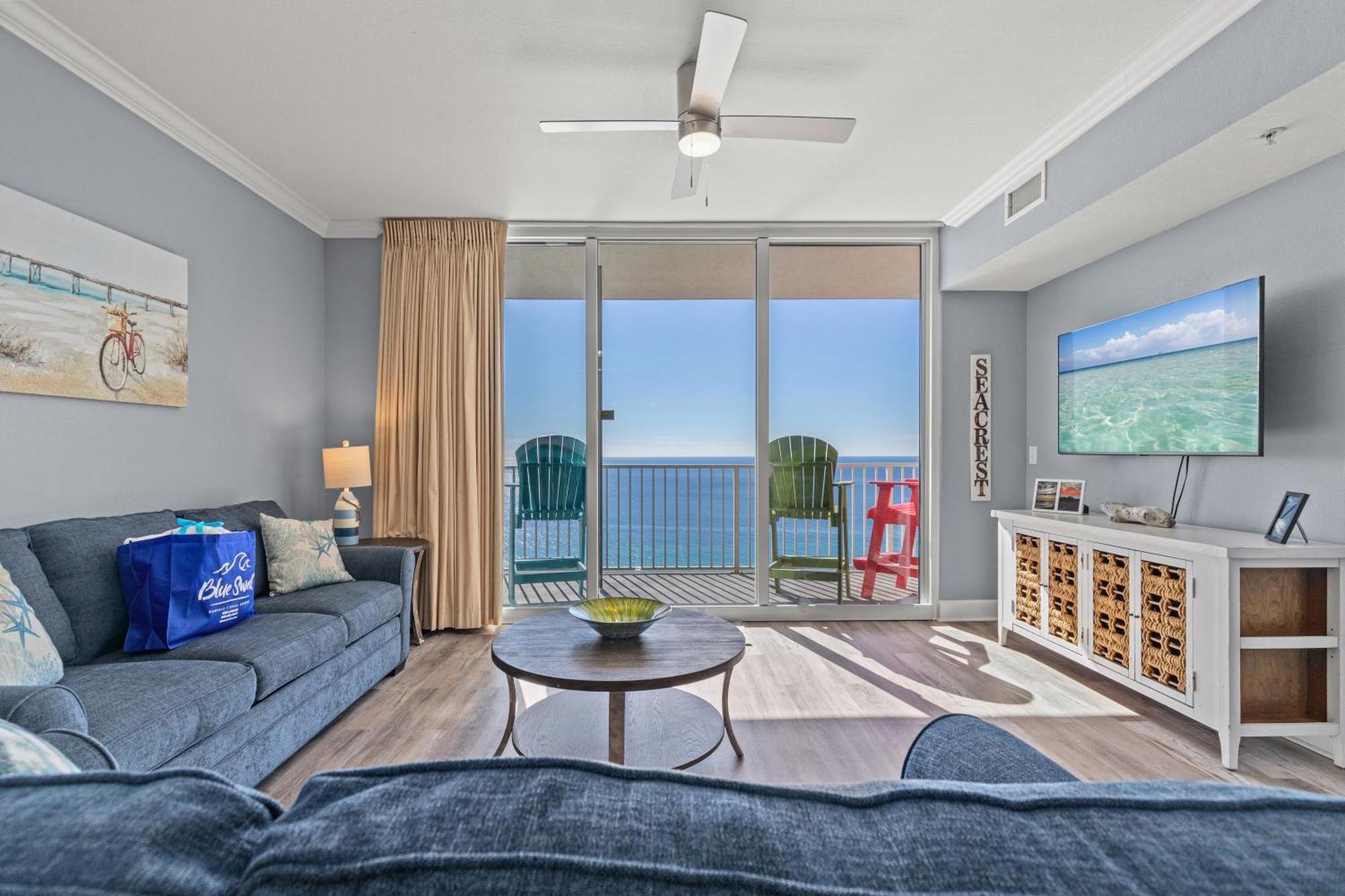 Tidewater Escape: 1Br/2Ba Beachfront Condo, Sleeps 6, Gulf Views & Comfort! Panama City Beach Zewnętrze zdjęcie