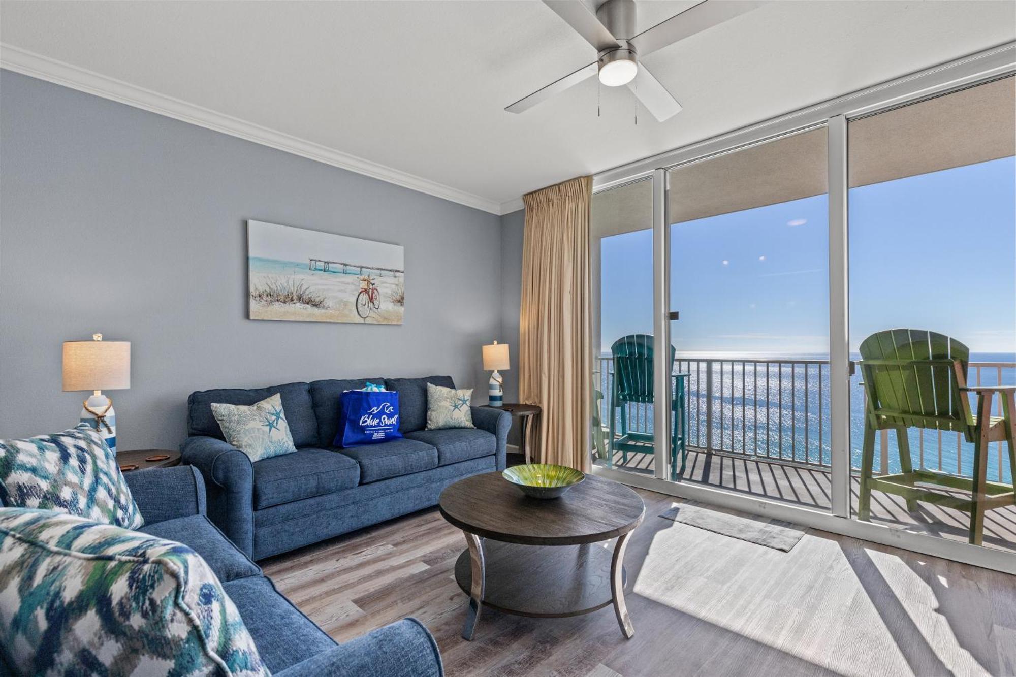 Tidewater Escape: 1Br/2Ba Beachfront Condo, Sleeps 6, Gulf Views & Comfort! Panama City Beach Zewnętrze zdjęcie